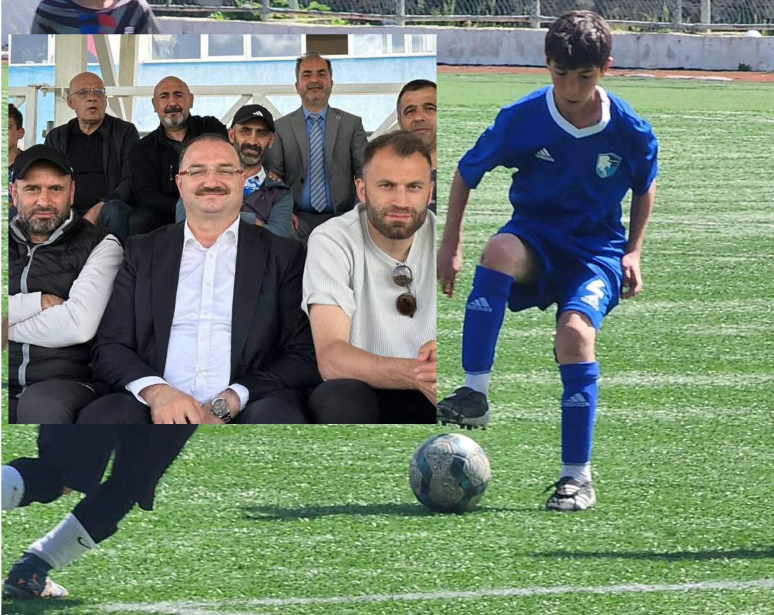 MİNİKLER FUTBOL ŞOV YAPTI BÜYÜKLER İZLEDİ