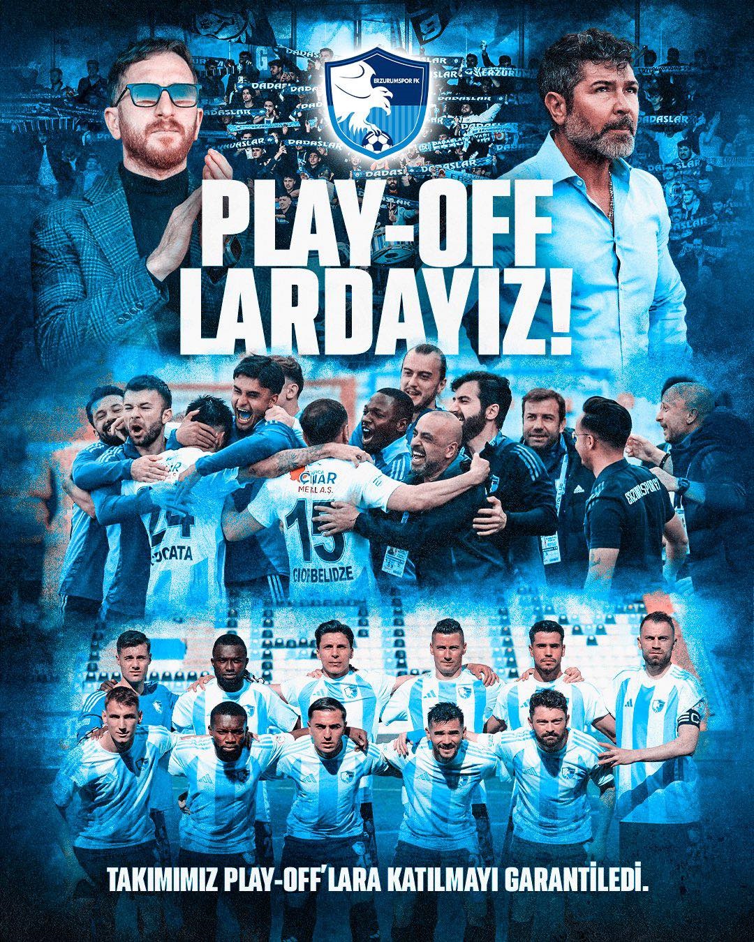 PLAY-OFF TAMAM SIRALAMA TURUNDAYIZ!