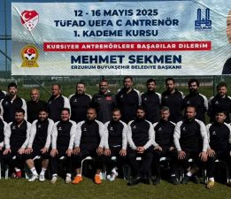 ONLAR C LİSANSLI ANTRENÖR OLACAK