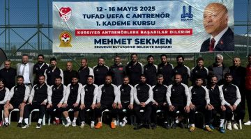 ONLAR C LİSANSLI ANTRENÖR OLACAK