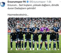 ERZURUMSPOR’A YAPILAN SALDIRIYI KINIYORUZ