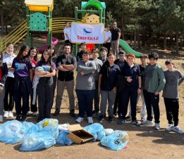 ÇEVRE TEMİZLİĞİNDE ON  NURAMA SINAV VERDİLER