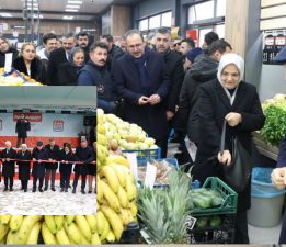 BÜYÜKŞEHİR’DEN ‘KAR’LI PAZAR AÇILIŞI