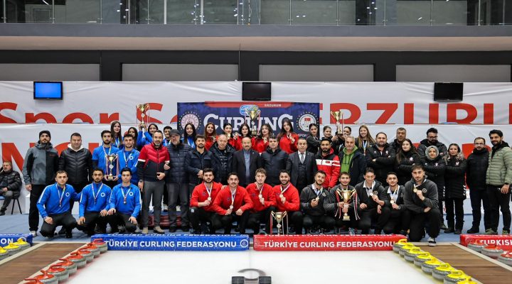 ÜNİLİG CURLİNGDE ERZURUM ŞAMPİYONLUĞU PAYLAŞTI  KADINLARDA ETÜ, ERKEKLERDE ATAÜNİ ŞAMPİYON