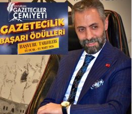 GAZETECİLİK BAŞARI ÖDÜLLERİ BAŞVURULARI İÇİN SON ‘ON GÜN’!