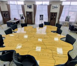 ERZURUM HARİTASI TEMALI TOPLANTI MASASI