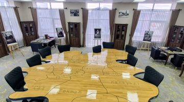 ERZURUM HARİTASI TEMALI TOPLANTI MASASI