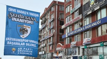 ERZURUM’DA ERZURUMSPOR COŞKUSU ÇIĞ GİBİ