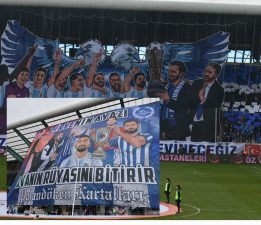 ERZURUMSPORLULAR VE PALANÖKEN KARTALLARINDAN KOREOGRAFİ ŞOV!