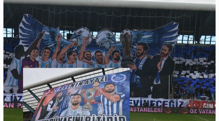 ERZURUMSPORLULAR VE PALANÖKEN KARTALLARINDAN KOREOGRAFİ ŞOV!