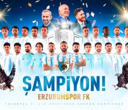 ŞAMPİYON ERZURUMSPOR SÜPER LİGE GERİ GELDİK!