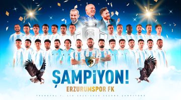 ŞAMPİYON ERZURUMSPOR SÜPER LİGE GERİ GELDİK!