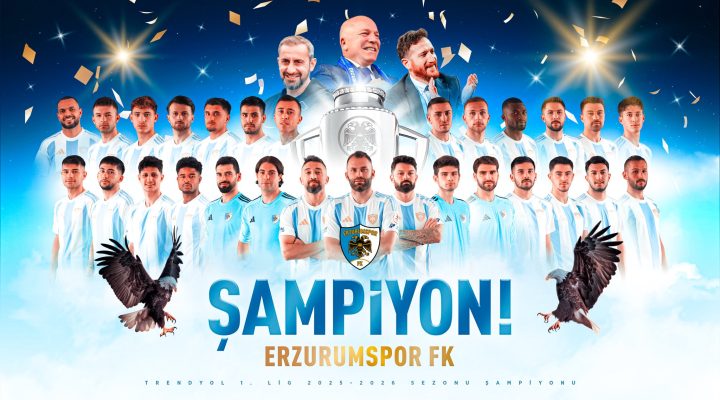 ŞAMPİYON ERZURUMSPOR SÜPER LİGE GERİ GELDİK!