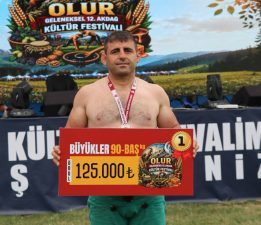 OLUR AKDAĞ’DA FETİVALİNDE BAŞPEHLİVAN ‘GÖR’DÜLER