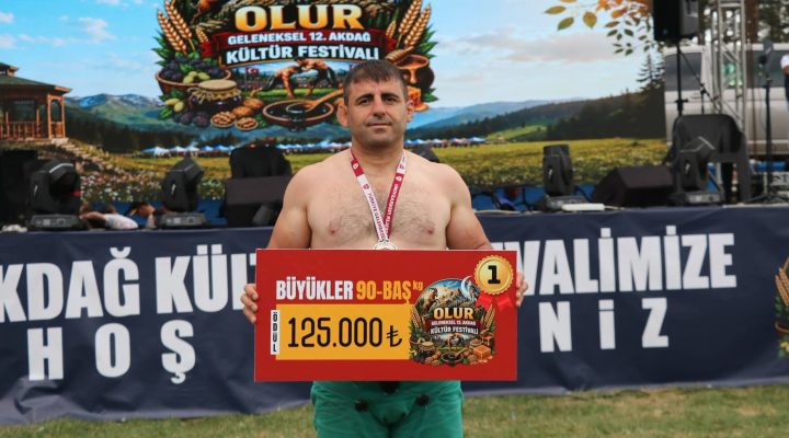 OLUR AKDAĞ’DA FETİVALİNDE BAŞPEHLİVAN ‘GÖR’DÜLER